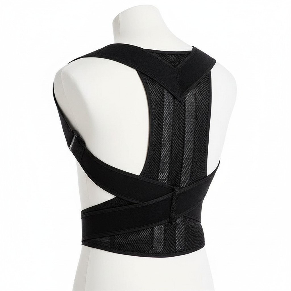 Posture Corrector for Men and Women, Adjustable Full Back Brace Support Shoulder Straightener for Improving Posture, Back Relief